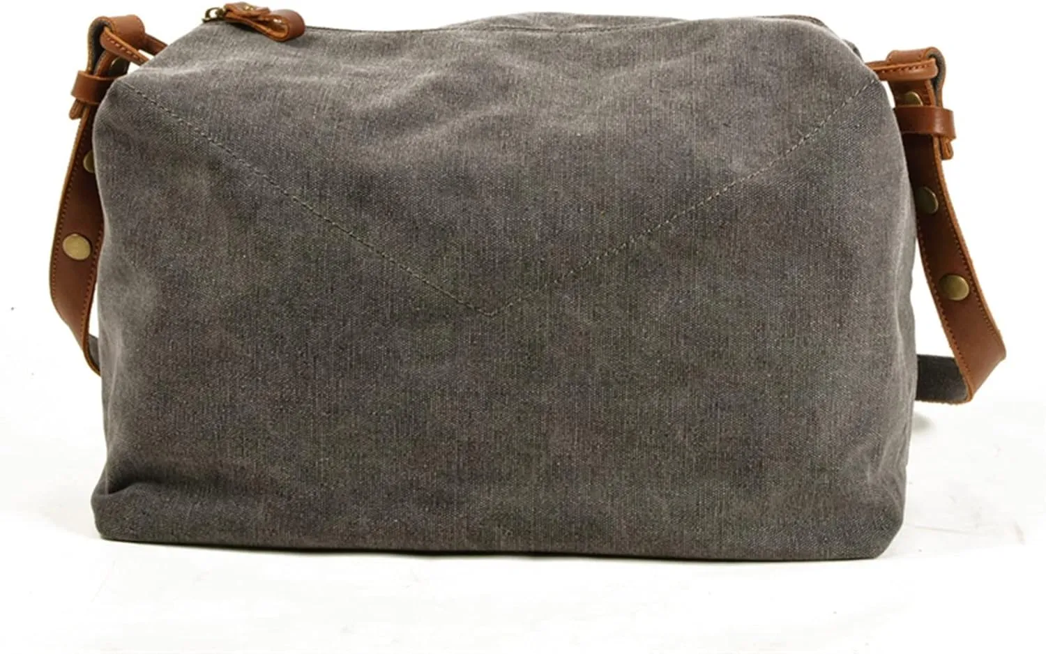women Waxed Canvas Shoulder Simple Style Message Summer Men Cross body Bag Customized