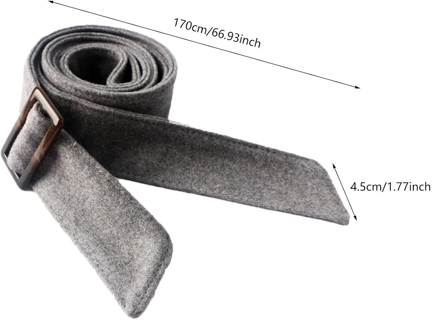Women Wool Overcoat Waist Belt Comfortable Trench Coat Belt for Street Shopping