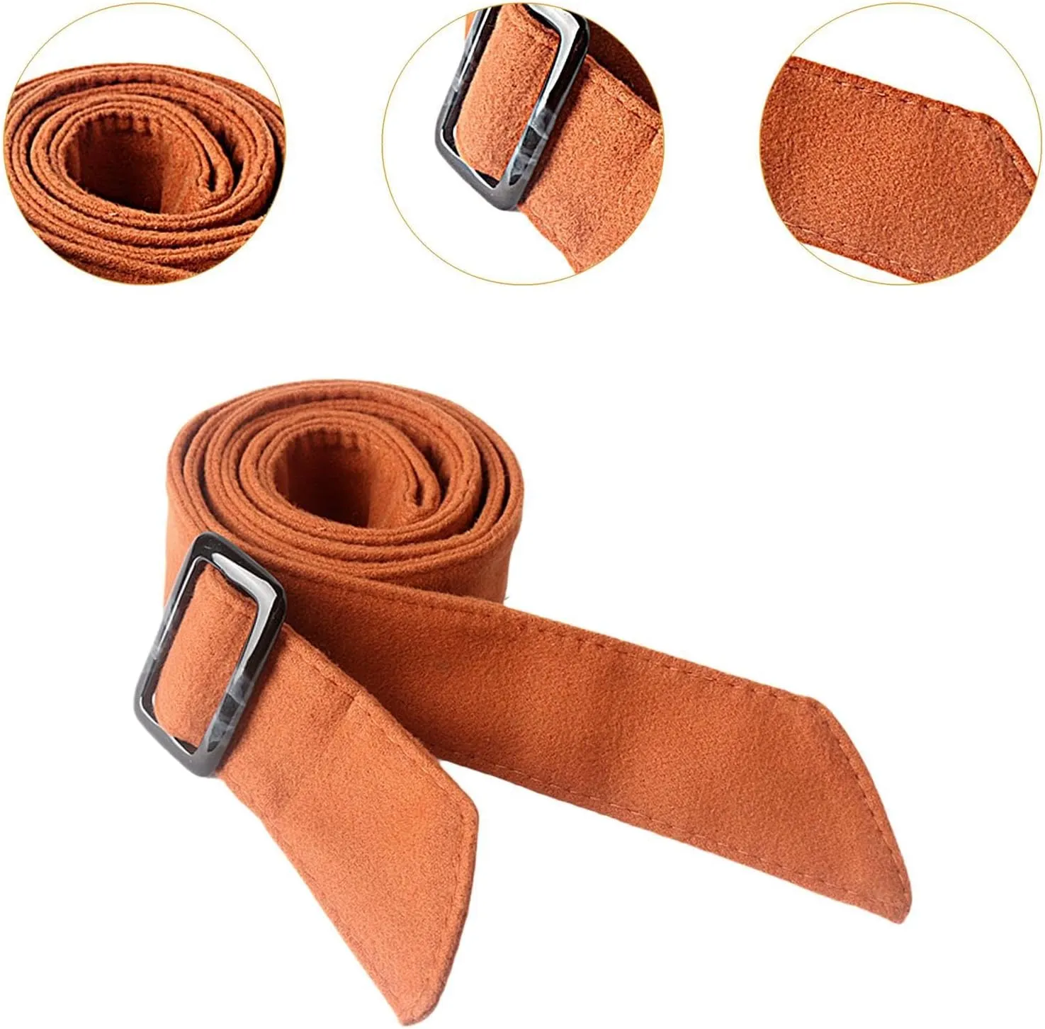 Women Wool Overcoat Waist Belt Comfortable Trench Coat Belt for Street Shopping