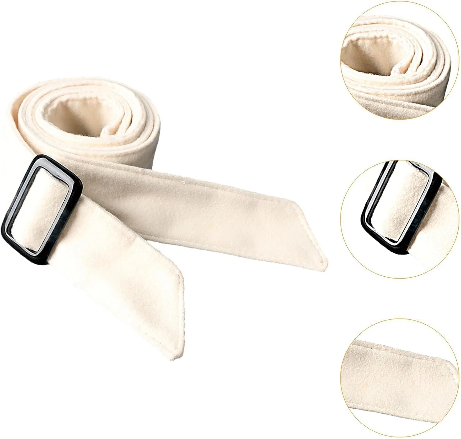 Women Wool Overcoat Waist Belt Comfortable Trench Coat Belt for Street Shopping