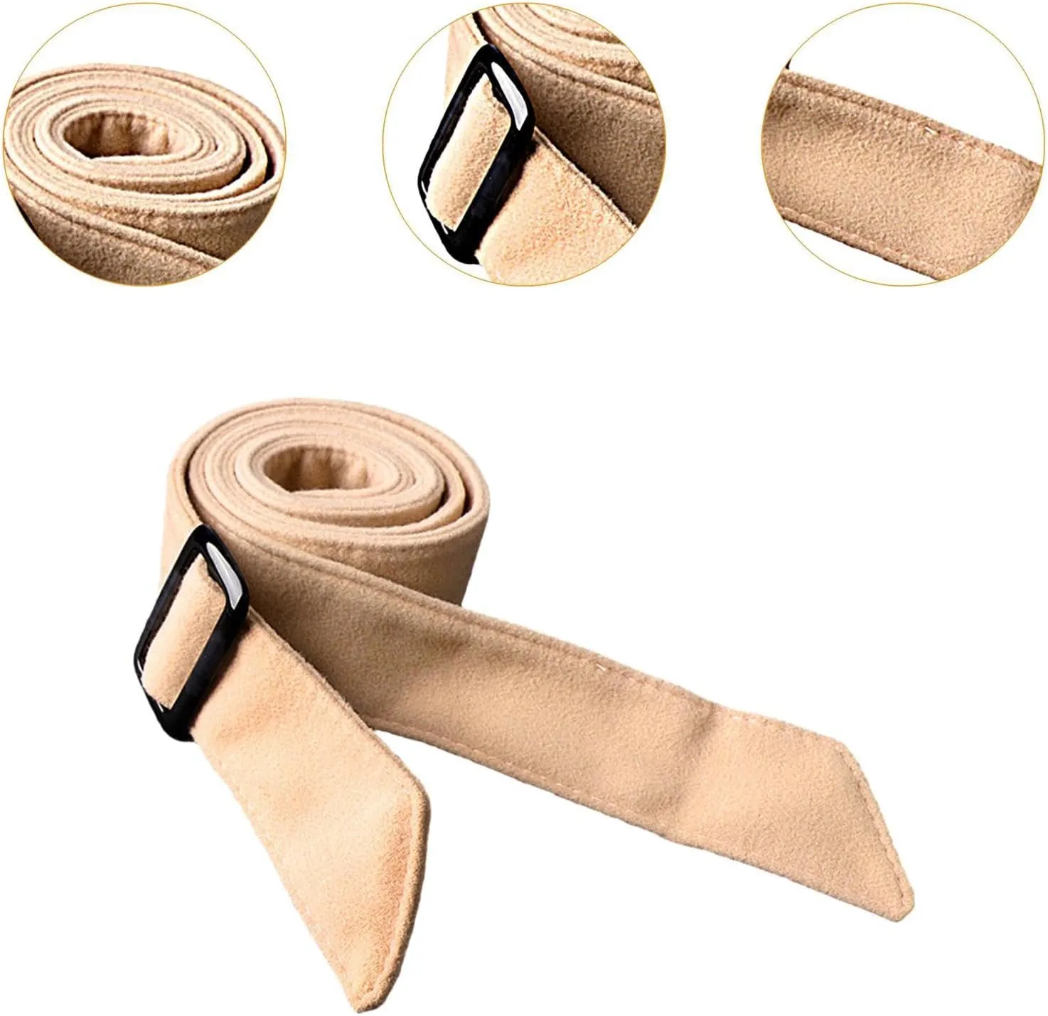 Women Wool Overcoat Waist Belt Comfortable Trench Coat Belt for Street Shopping