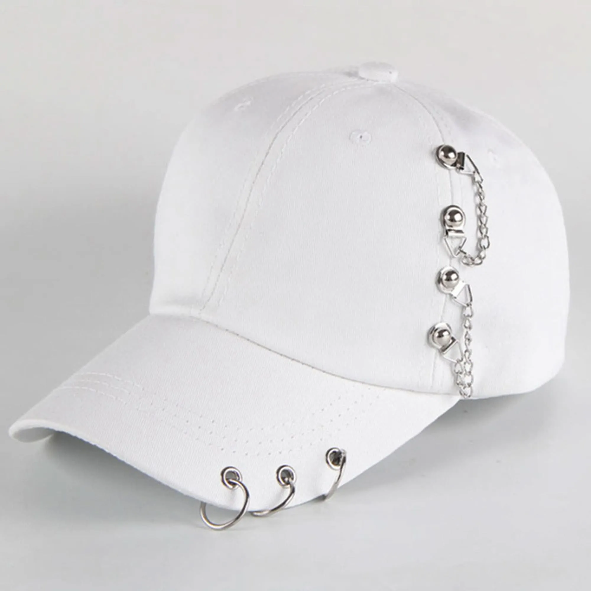 Women's Black Ring Buckle Baseball Cap – Hip Hop Trucker Hat