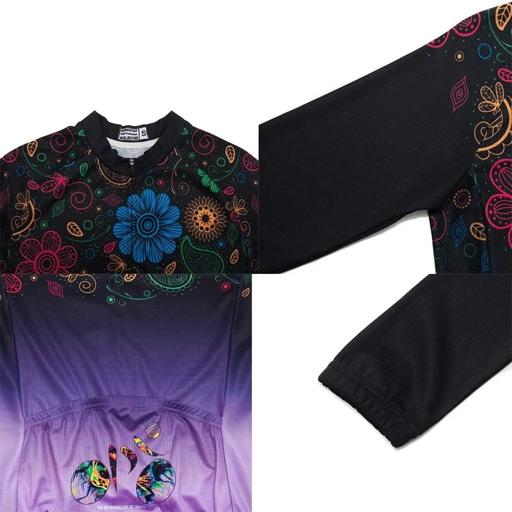 Women's Cycling Jersey, Short Sleeved Bike Shirt Mountain Jersey Comfortable Quick Dry Wear Top