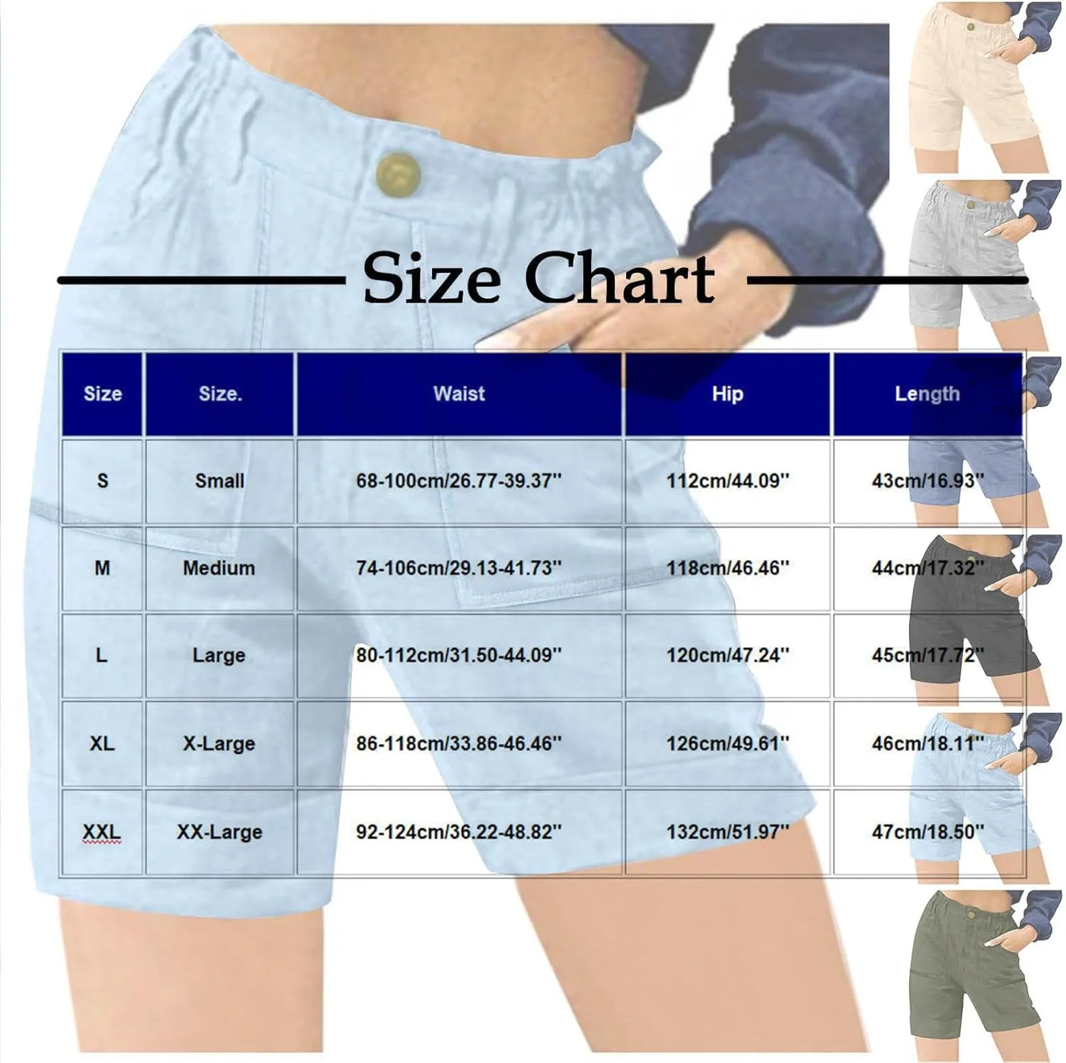 Women's High Waisted Shorts with Pockets Casual Button Loose Fit Pants 2025 Trendy Elastic Waist Beach Lounge Bottoms