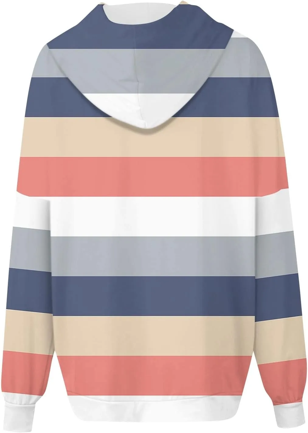 Women's Oversized Hoodies Casual Long Sleeve Color Block Half Zipper Pocket Sweatshirt Pullover Tops Hooded Tops with Pockets