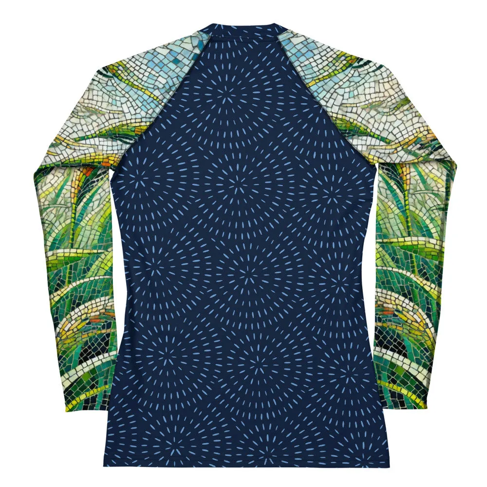 Women's Rash Guard Seagrass Sleeves