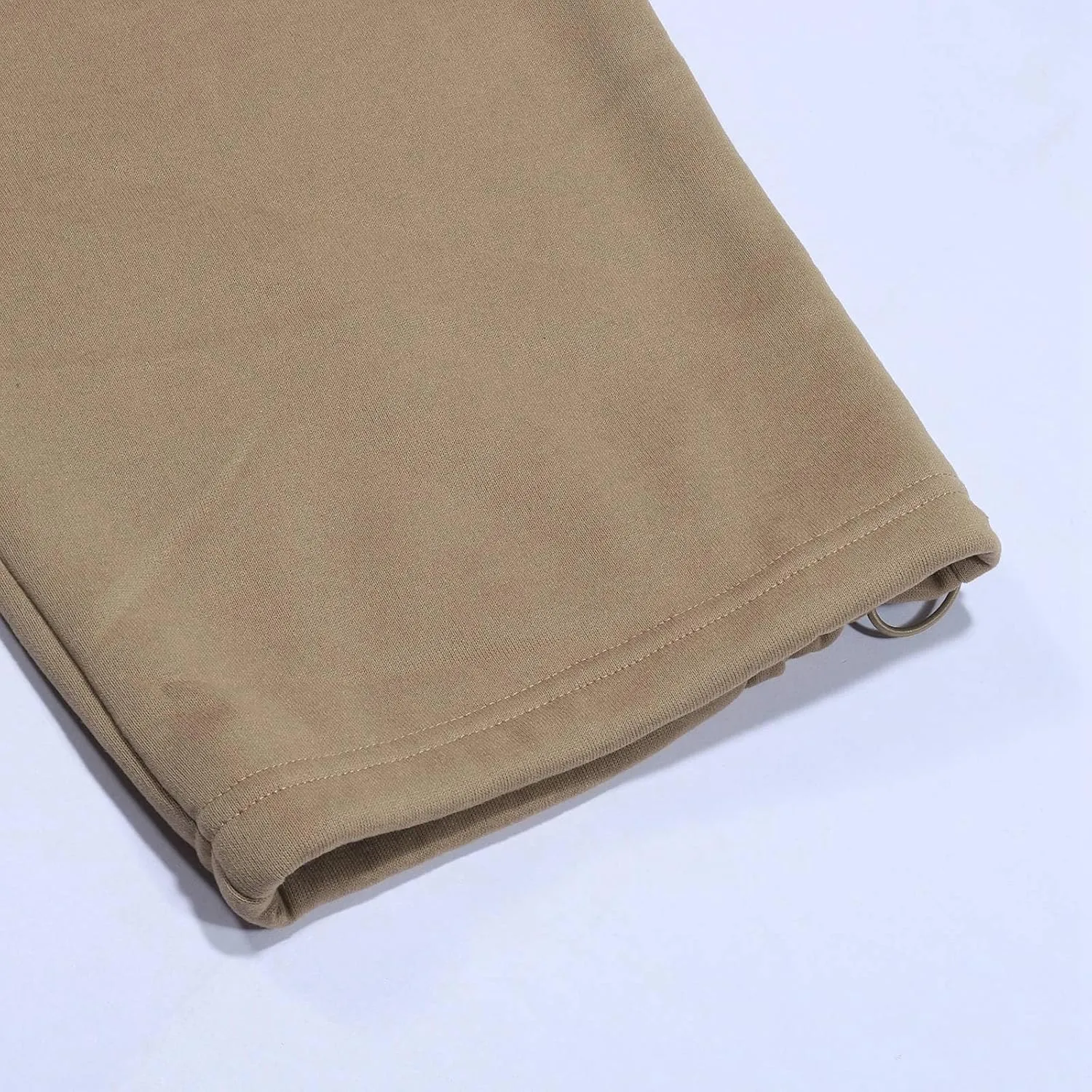 Work Pants for Men Solid Multi-Pocket Mid-Rise Zipper Comfort Stretch High Waist Slim Casual Straight Trousers