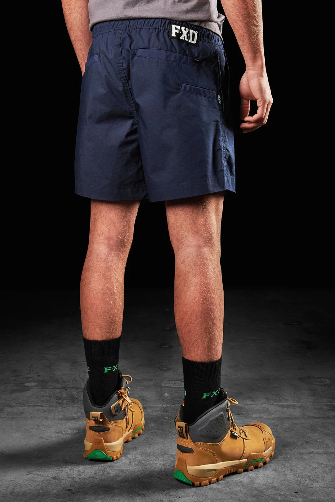 WS.4 REPREVE® STRETCH RIPSTOP ELASTIC WAIST WORK SHORTS