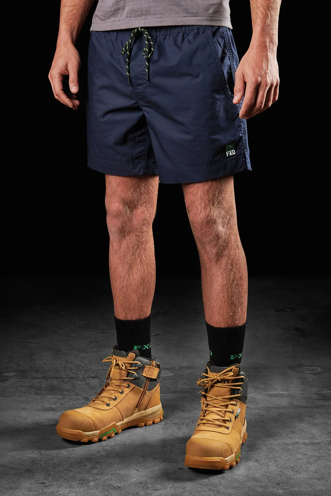 WS.4 REPREVE® STRETCH RIPSTOP ELASTIC WAIST WORK SHORTS
