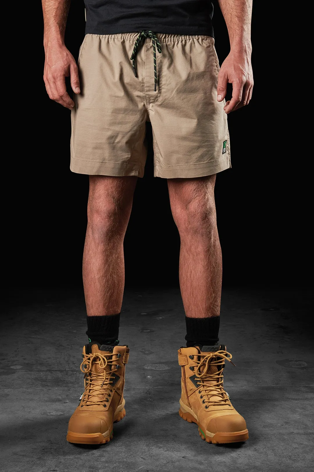 WS.4 REPREVE® STRETCH RIPSTOP ELASTIC WAIST WORK SHORTS