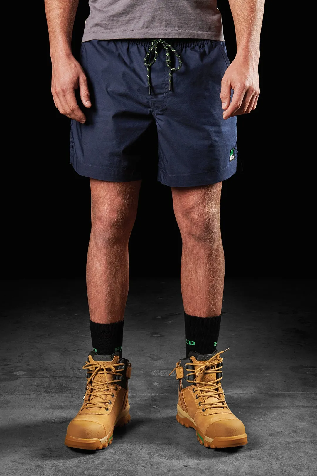 WS.4 REPREVE® STRETCH RIPSTOP ELASTIC WAIST WORK SHORTS