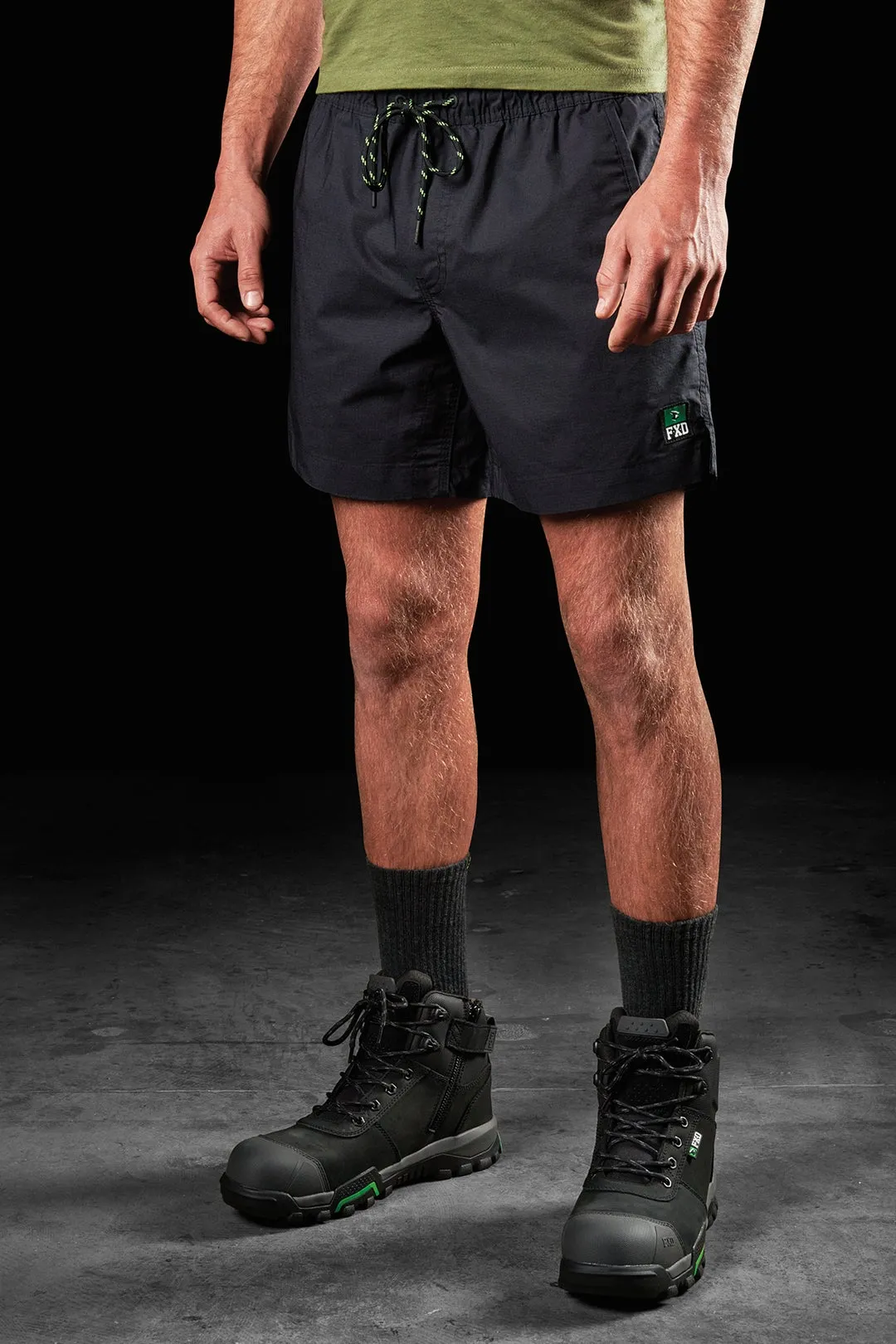 WS.4 REPREVE® STRETCH RIPSTOP ELASTIC WAIST WORK SHORTS
