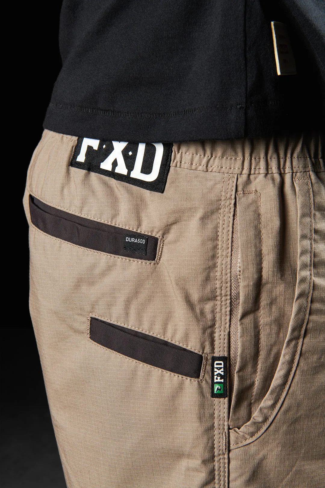 WS.4 REPREVE® STRETCH RIPSTOP ELASTIC WAIST WORK SHORTS