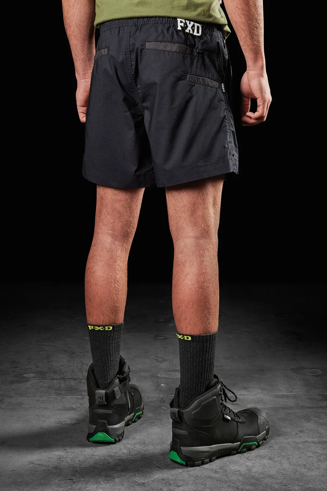 WS.4 REPREVE® STRETCH RIPSTOP ELASTIC WAIST WORK SHORTS