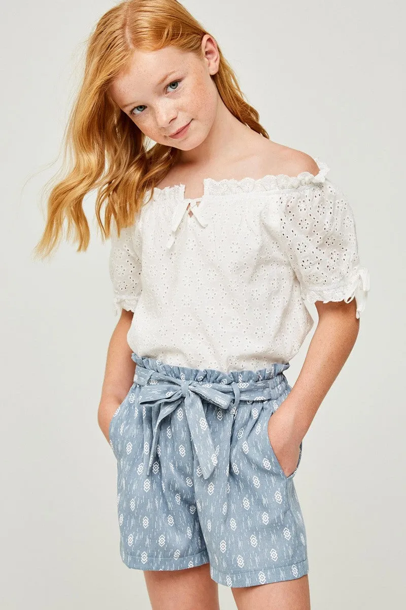 Youth- Paperbag Printer Shorts