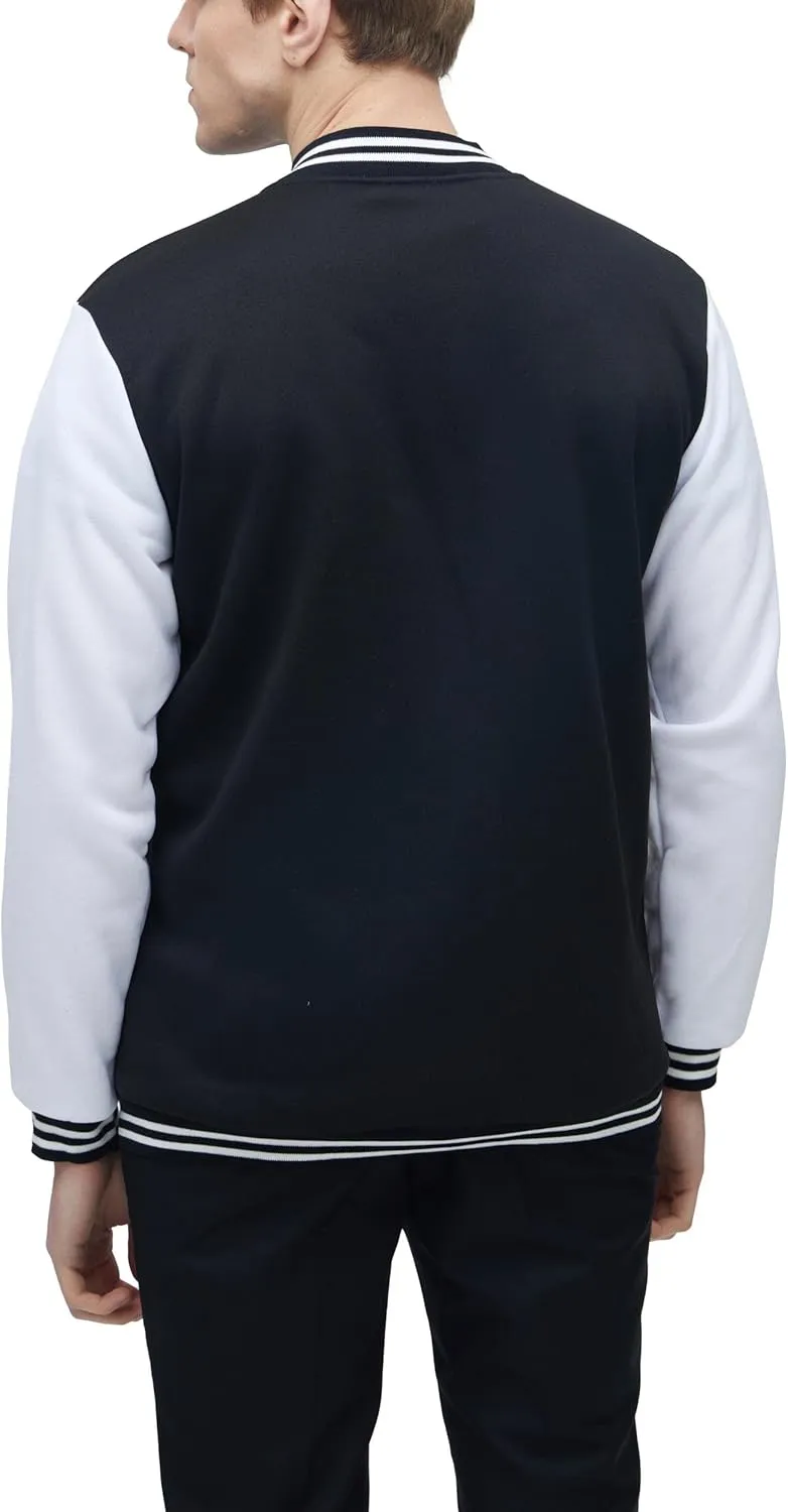 Yuji Itadori Mens Varsity Jacket Baseball Letterman Bomber Jacket Fleece Long Sleeve Coat Casual Clothing XXS-3XL