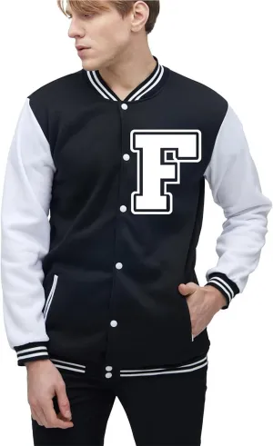 Yuji Itadori Mens Varsity Jacket Baseball Letterman Bomber Jacket Fleece Long Sleeve Coat Casual Clothing XXS-3XL